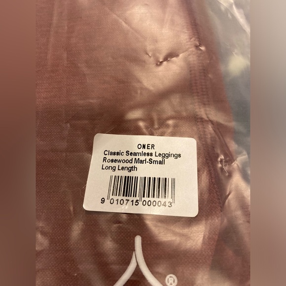 🆕 ONER Active 1st birthday ROSEWOOD leggings long length AND hair scrunchies - Picture 7 of 9